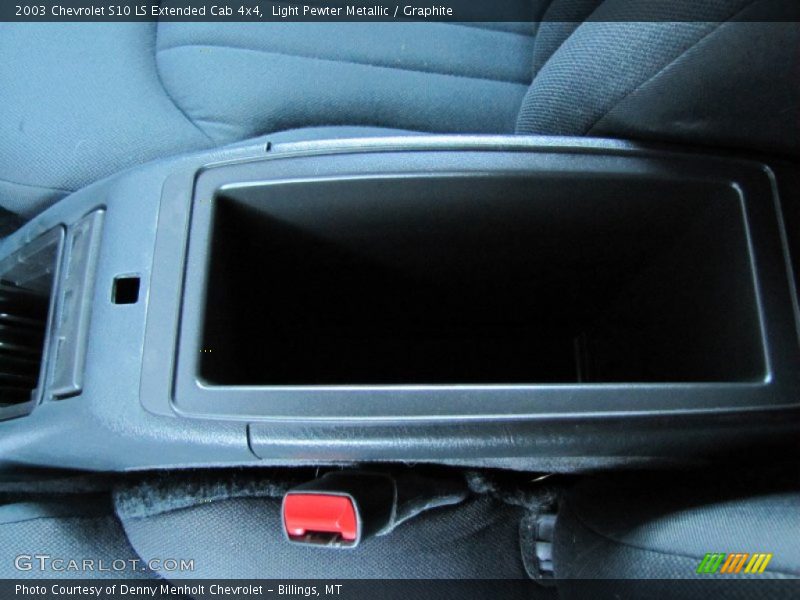 Light Pewter Metallic / Graphite 2003 Chevrolet S10 LS Extended Cab 4x4