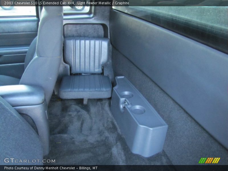 Light Pewter Metallic / Graphite 2003 Chevrolet S10 LS Extended Cab 4x4