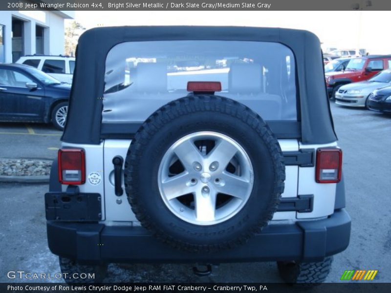 Bright Silver Metallic / Dark Slate Gray/Medium Slate Gray 2008 Jeep Wrangler Rubicon 4x4