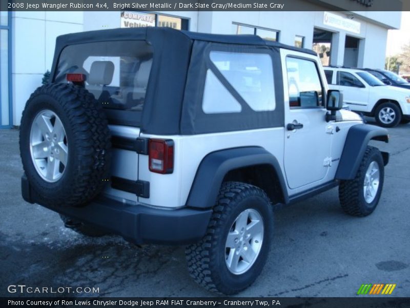 Bright Silver Metallic / Dark Slate Gray/Medium Slate Gray 2008 Jeep Wrangler Rubicon 4x4