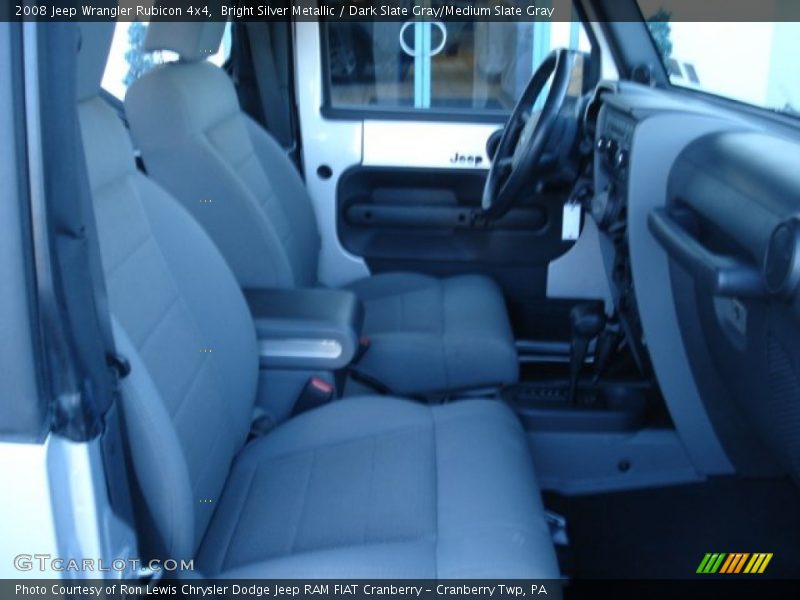Bright Silver Metallic / Dark Slate Gray/Medium Slate Gray 2008 Jeep Wrangler Rubicon 4x4