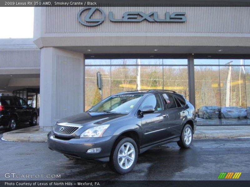 Smokey Granite / Black 2009 Lexus RX 350 AWD