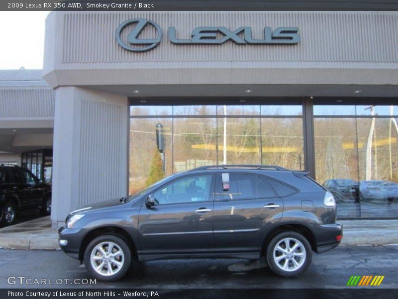 Smokey Granite / Black 2009 Lexus RX 350 AWD