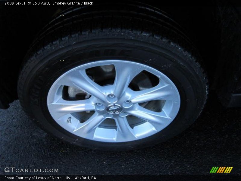 Smokey Granite / Black 2009 Lexus RX 350 AWD