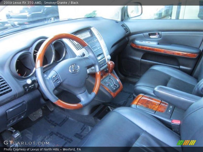 Smokey Granite / Black 2009 Lexus RX 350 AWD