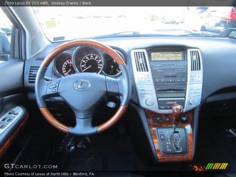 Smokey Granite / Black 2009 Lexus RX 350 AWD