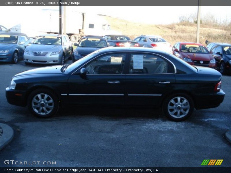 Olive Green / Beige 2006 Kia Optima LX V6
