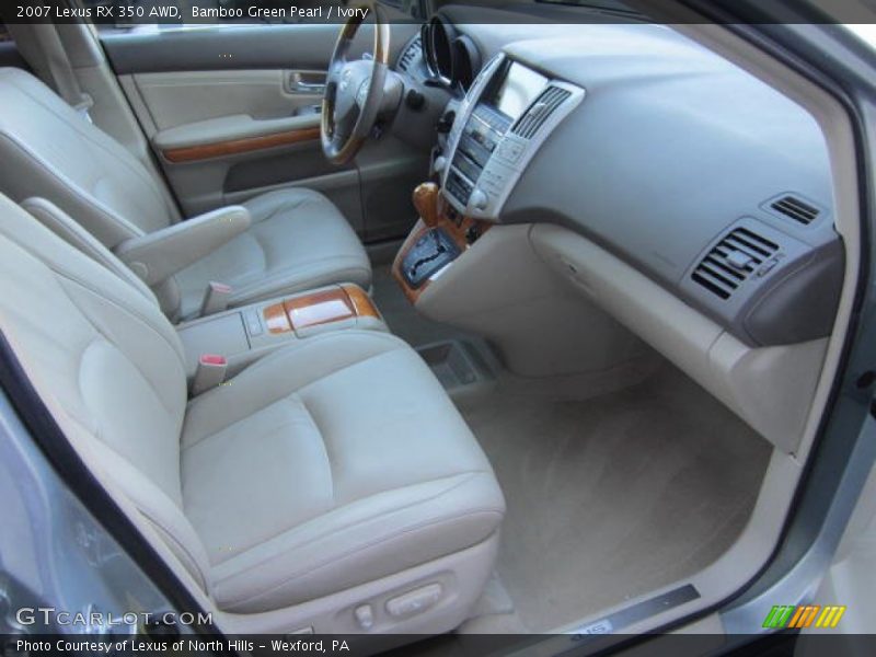 Bamboo Green Pearl / Ivory 2007 Lexus RX 350 AWD