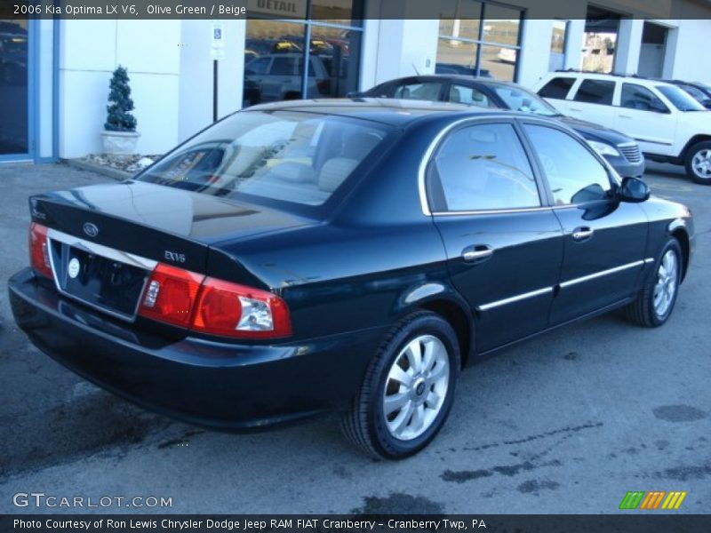 Olive Green / Beige 2006 Kia Optima LX V6