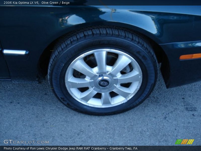 Olive Green / Beige 2006 Kia Optima LX V6