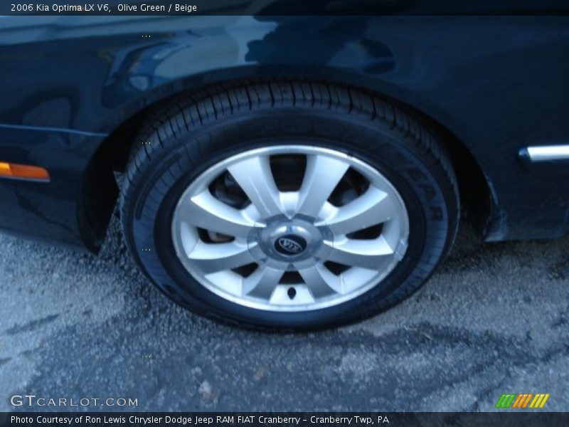 Olive Green / Beige 2006 Kia Optima LX V6