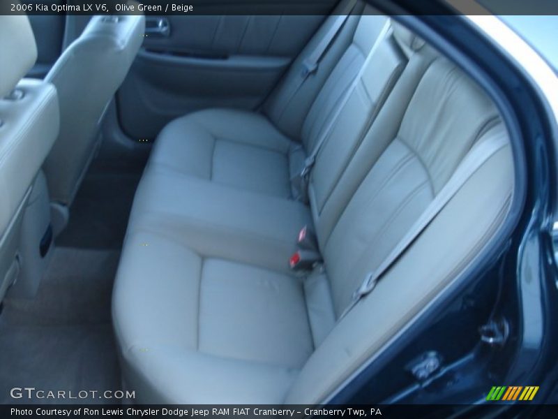 Olive Green / Beige 2006 Kia Optima LX V6