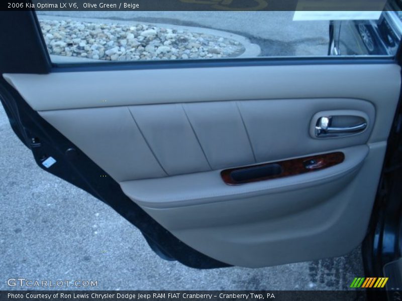 Olive Green / Beige 2006 Kia Optima LX V6
