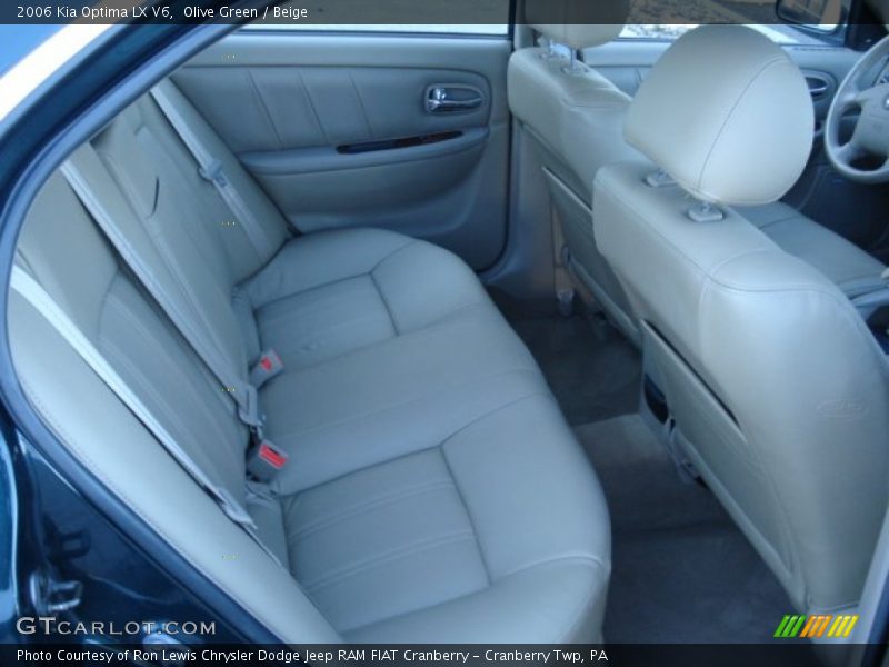 Olive Green / Beige 2006 Kia Optima LX V6