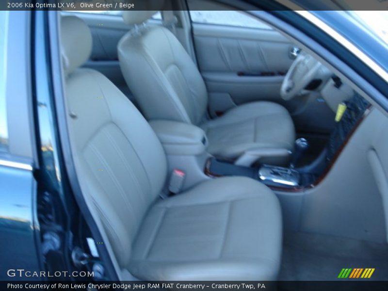 Olive Green / Beige 2006 Kia Optima LX V6