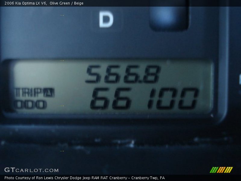 Olive Green / Beige 2006 Kia Optima LX V6