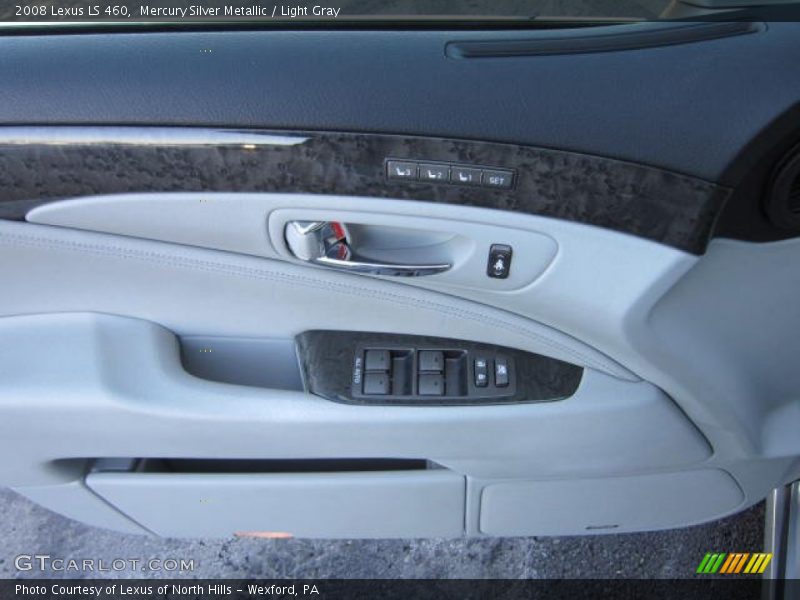 Mercury Silver Metallic / Light Gray 2008 Lexus LS 460
