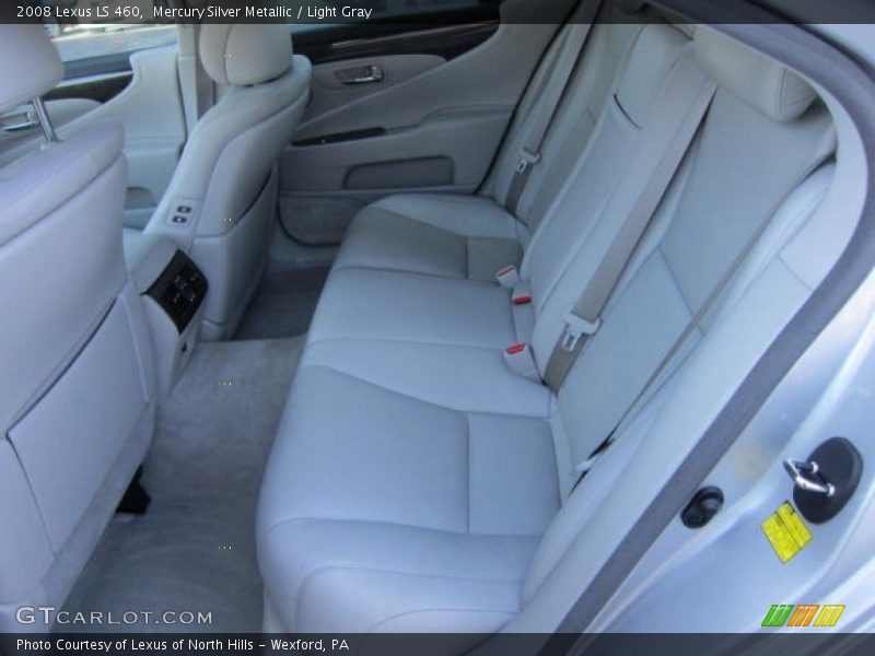 Mercury Silver Metallic / Light Gray 2008 Lexus LS 460