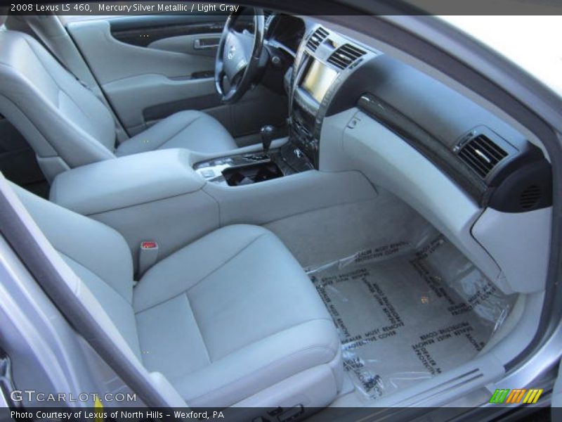 Mercury Silver Metallic / Light Gray 2008 Lexus LS 460