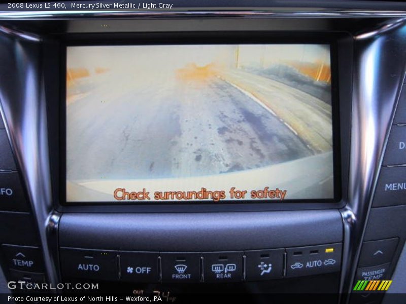 Mercury Silver Metallic / Light Gray 2008 Lexus LS 460