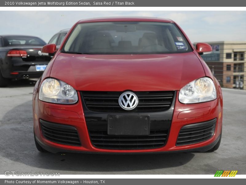 Salsa Red / Titan Black 2010 Volkswagen Jetta Wolfsburg Edition Sedan