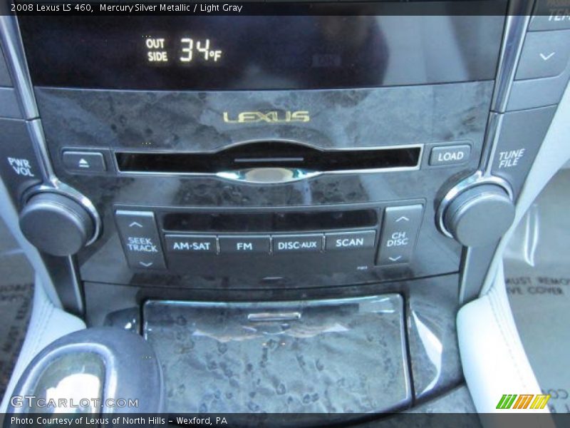 Mercury Silver Metallic / Light Gray 2008 Lexus LS 460