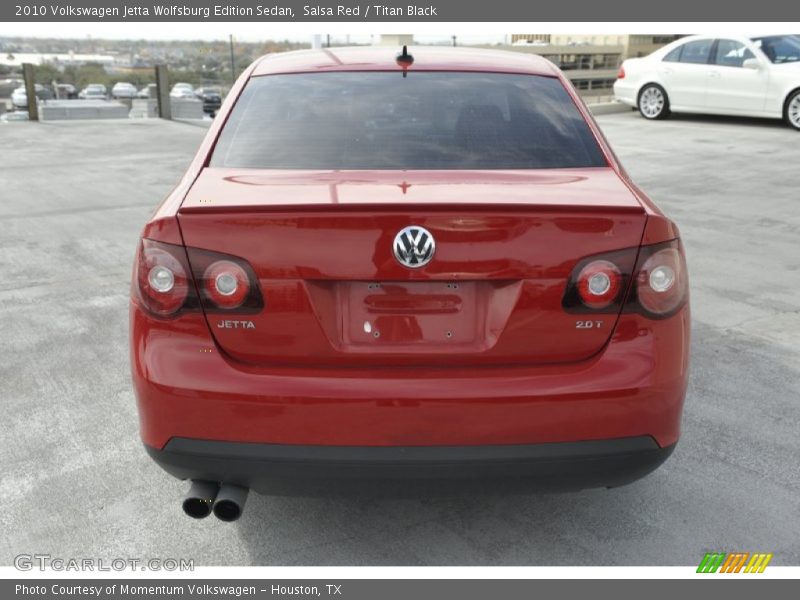 Salsa Red / Titan Black 2010 Volkswagen Jetta Wolfsburg Edition Sedan