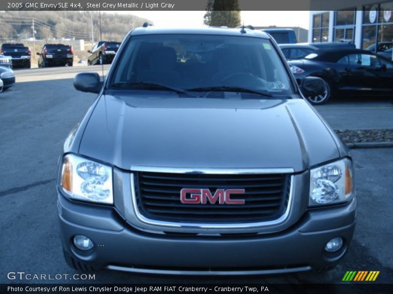Steel Grey Metallic / Light Gray 2005 GMC Envoy SLE 4x4
