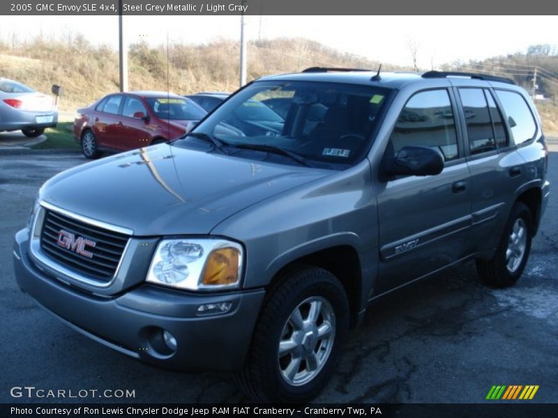 Steel Grey Metallic / Light Gray 2005 GMC Envoy SLE 4x4