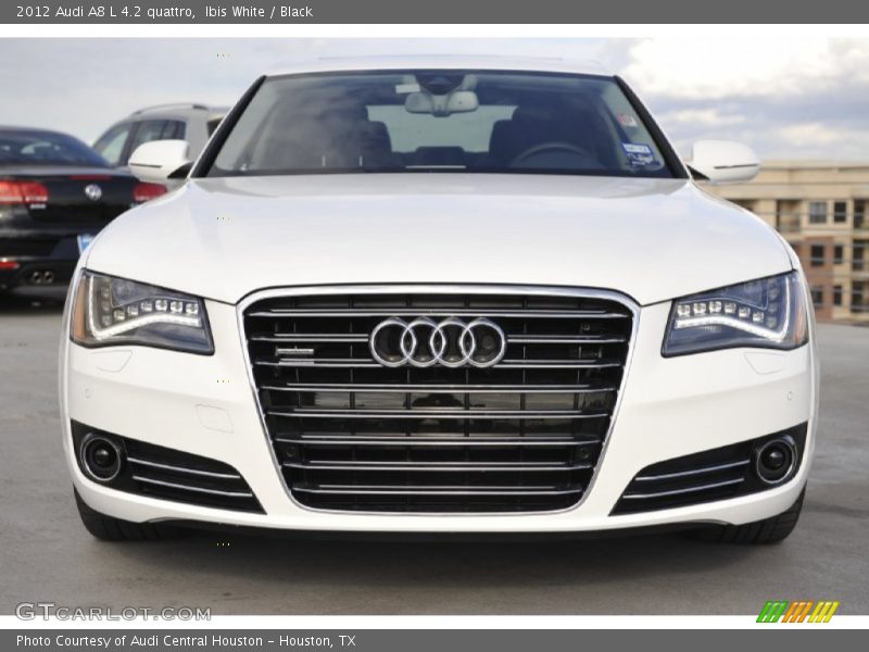 Ibis White / Black 2012 Audi A8 L 4.2 quattro