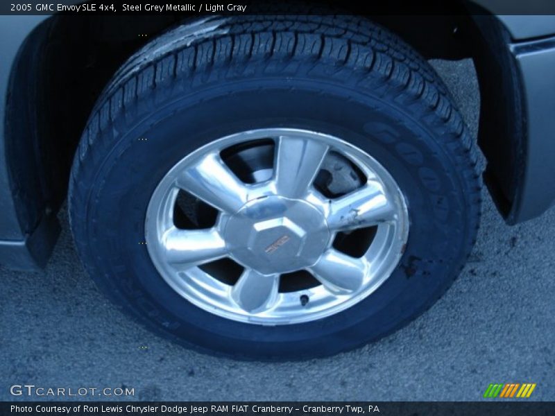 Steel Grey Metallic / Light Gray 2005 GMC Envoy SLE 4x4