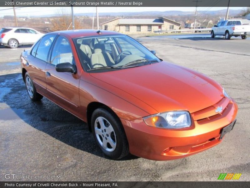 Front 3/4 View of 2005 Cavalier LS Sedan