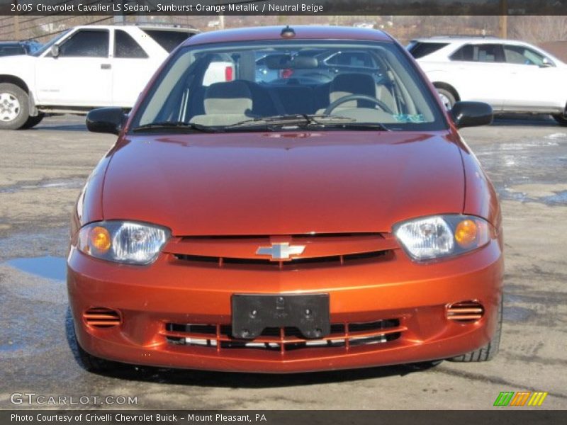  2005 Cavalier LS Sedan Sunburst Orange Metallic