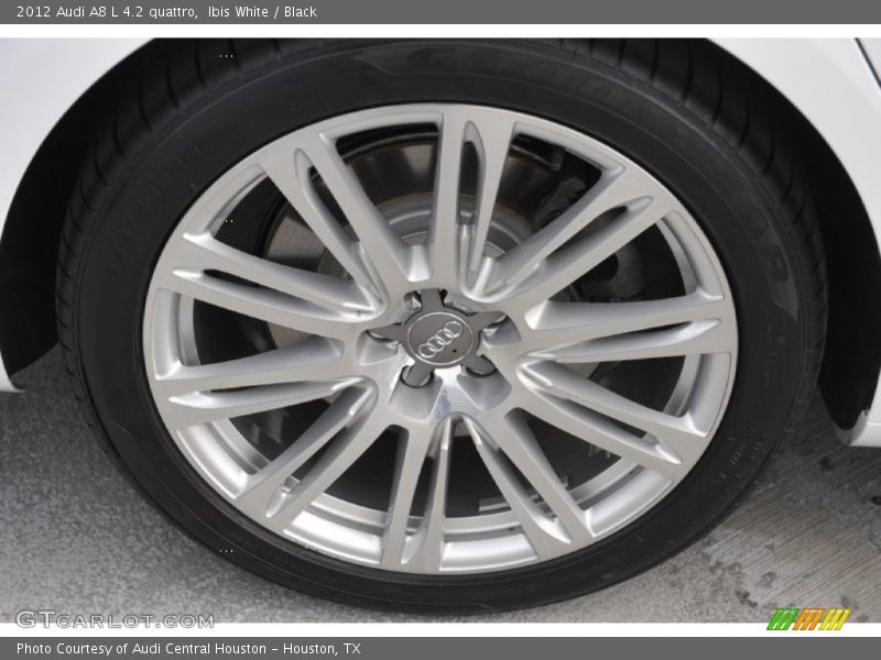 Ibis White / Black 2012 Audi A8 L 4.2 quattro