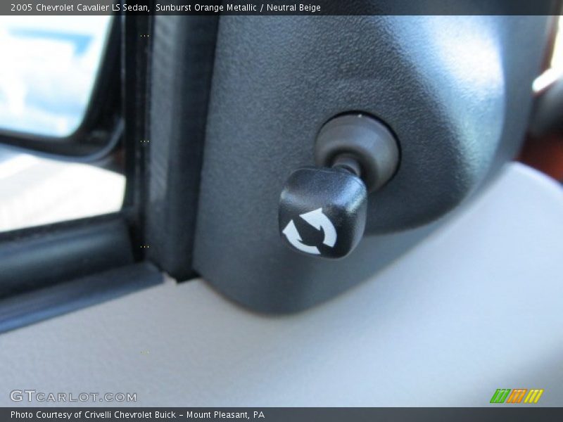 Sunburst Orange Metallic / Neutral Beige 2005 Chevrolet Cavalier LS Sedan