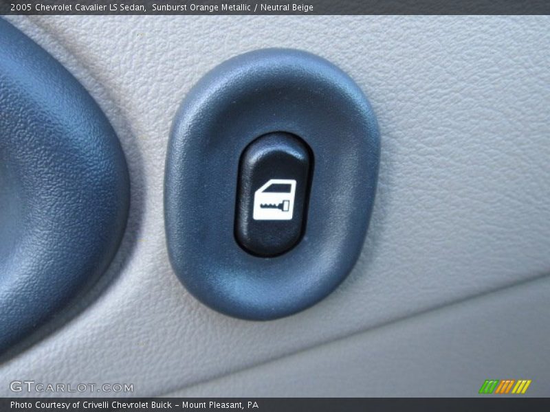 Sunburst Orange Metallic / Neutral Beige 2005 Chevrolet Cavalier LS Sedan