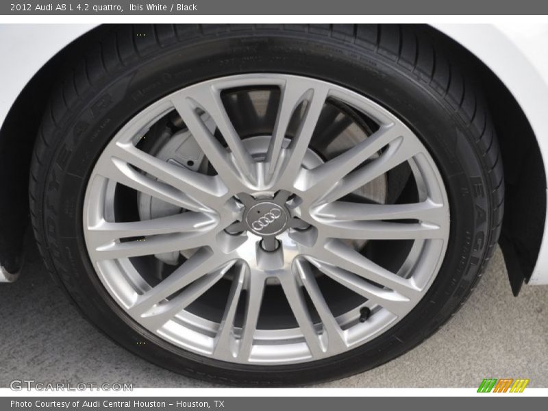 Ibis White / Black 2012 Audi A8 L 4.2 quattro