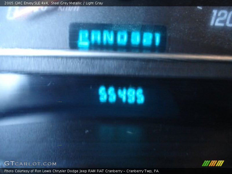 Steel Grey Metallic / Light Gray 2005 GMC Envoy SLE 4x4