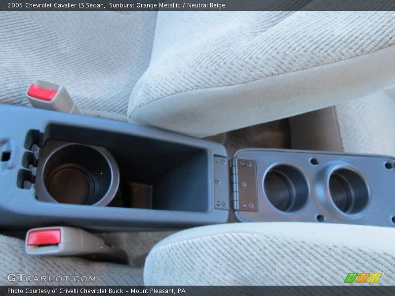 Sunburst Orange Metallic / Neutral Beige 2005 Chevrolet Cavalier LS Sedan