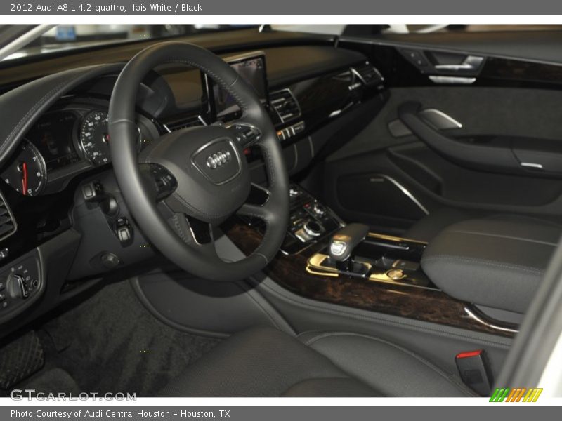 Ibis White / Black 2012 Audi A8 L 4.2 quattro