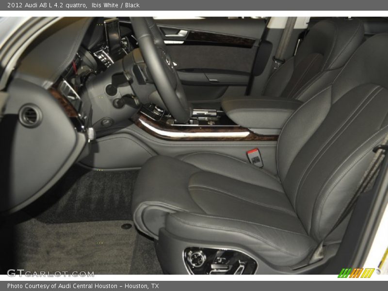 Ibis White / Black 2012 Audi A8 L 4.2 quattro