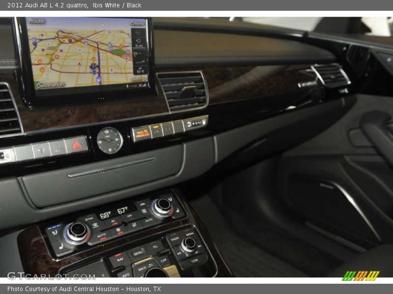 Ibis White / Black 2012 Audi A8 L 4.2 quattro