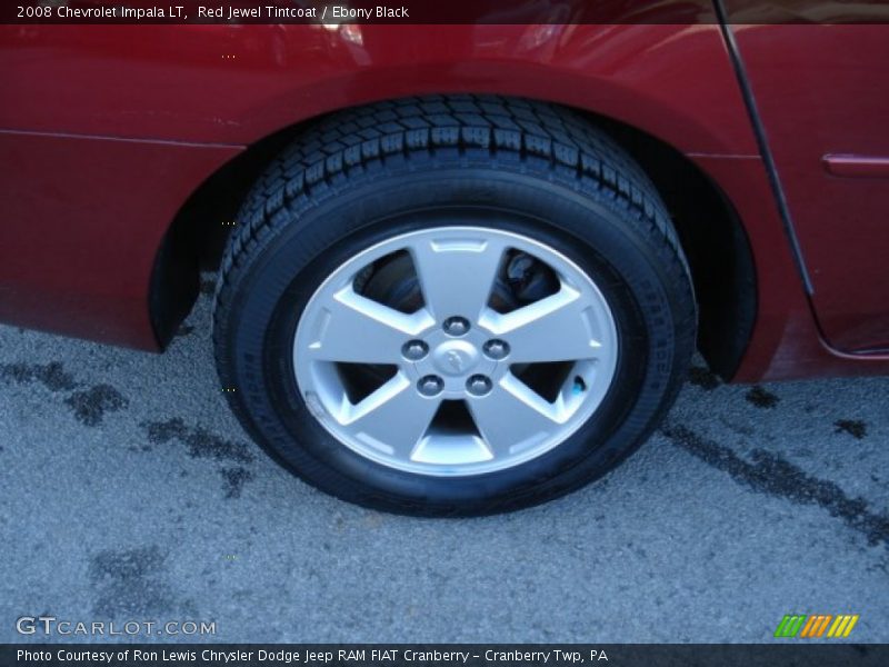 Red Jewel Tintcoat / Ebony Black 2008 Chevrolet Impala LT