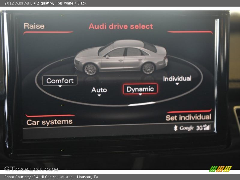 Ibis White / Black 2012 Audi A8 L 4.2 quattro
