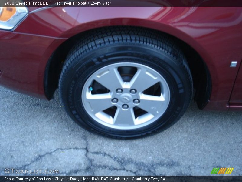 Red Jewel Tintcoat / Ebony Black 2008 Chevrolet Impala LT