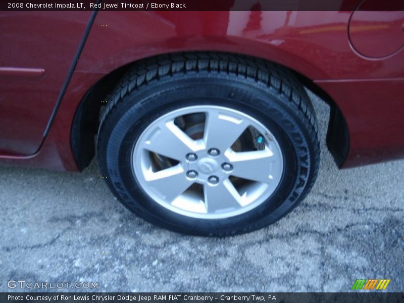 Red Jewel Tintcoat / Ebony Black 2008 Chevrolet Impala LT