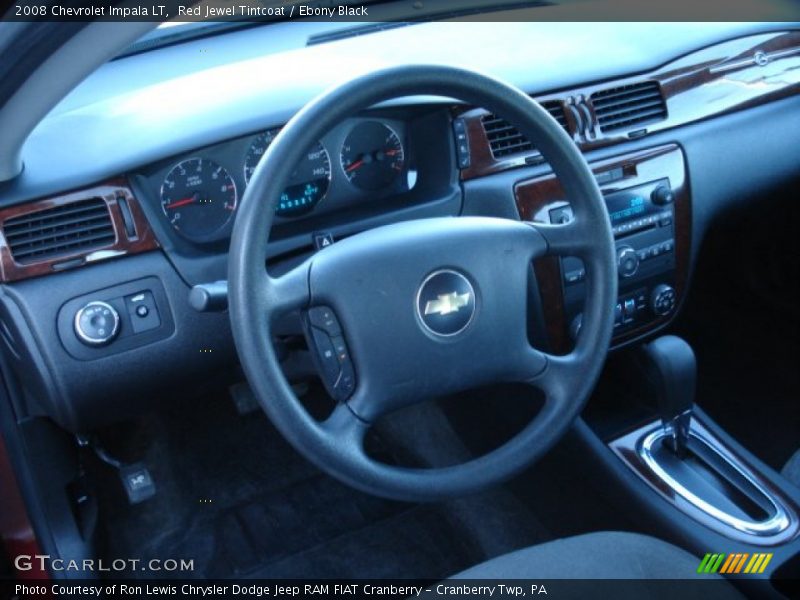 Red Jewel Tintcoat / Ebony Black 2008 Chevrolet Impala LT