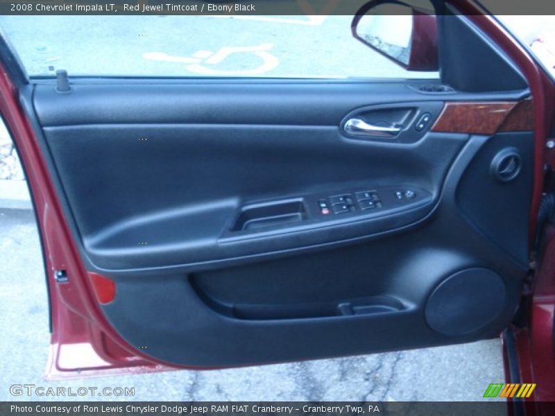 Red Jewel Tintcoat / Ebony Black 2008 Chevrolet Impala LT