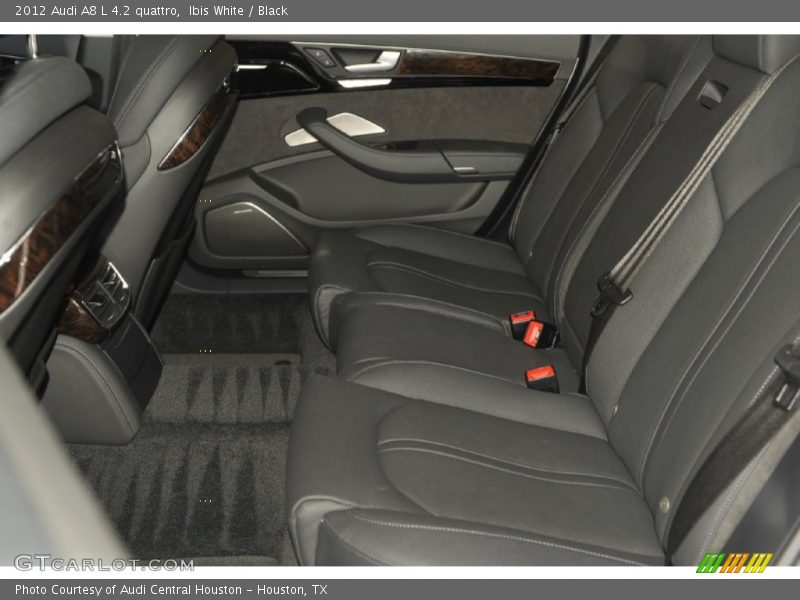 Ibis White / Black 2012 Audi A8 L 4.2 quattro