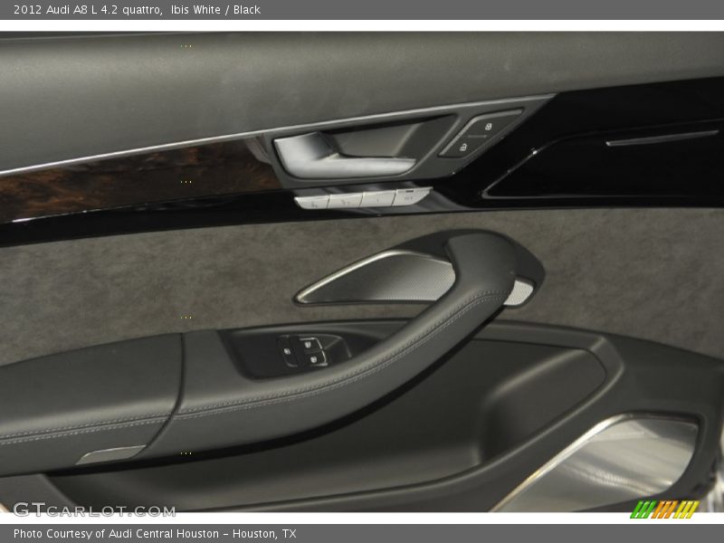 Ibis White / Black 2012 Audi A8 L 4.2 quattro